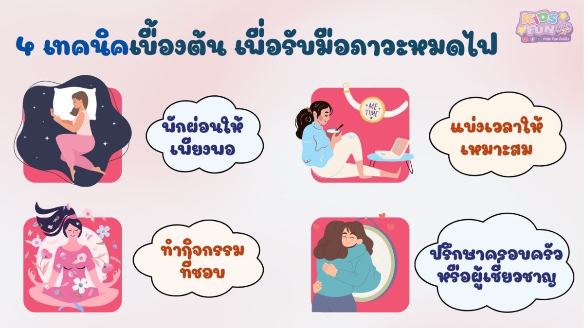 รับมือภาวะ หมดไฟ