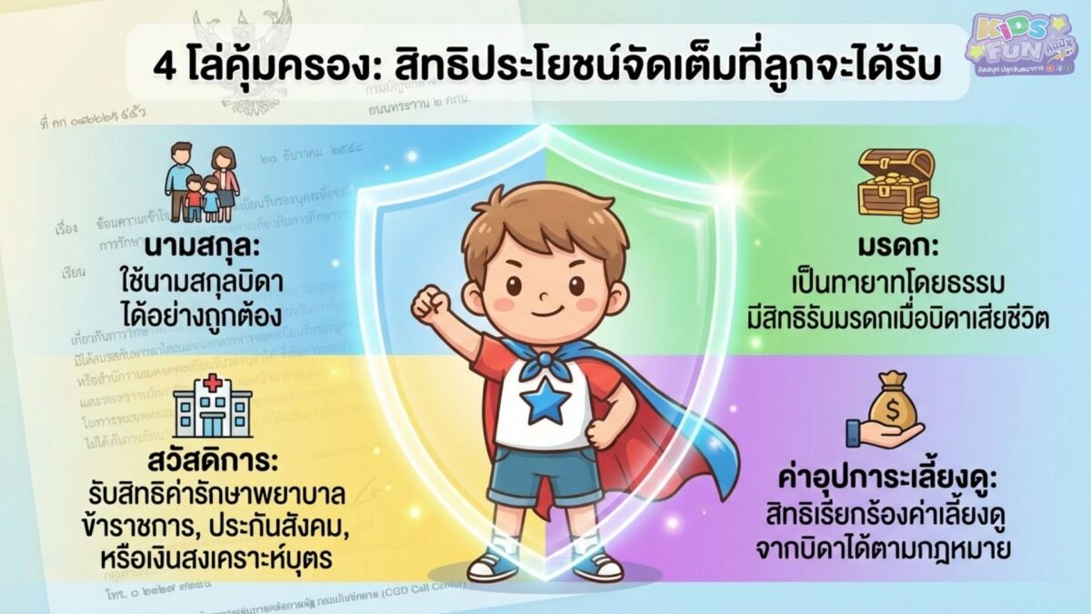 สิทธิประโยชน์ที่ลูกจะได้