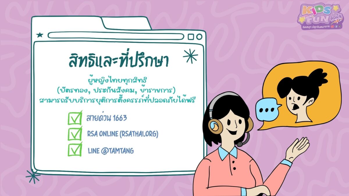 สิทธิและที่ปรึกษา การยุติการตั้งครรภ์