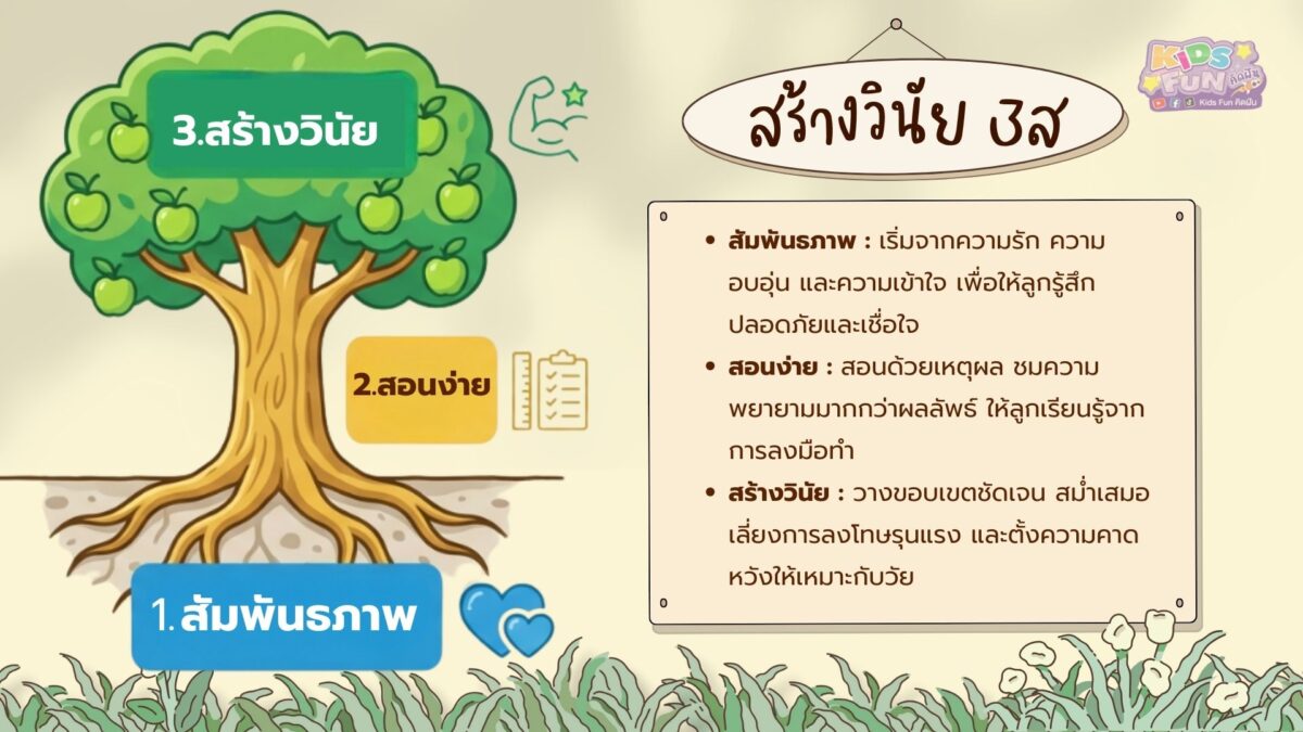 สร้างวินัย 3 ส Self-esteem