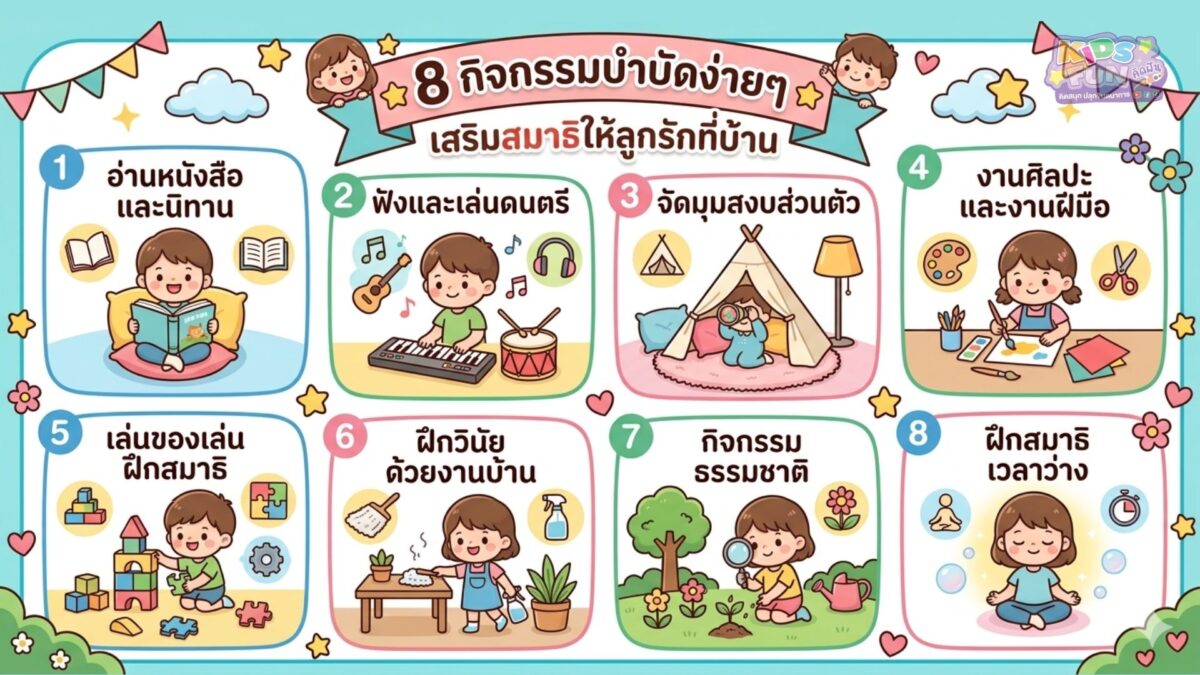 กิจกรรมบำบัด เด็กสมาธิสั้น