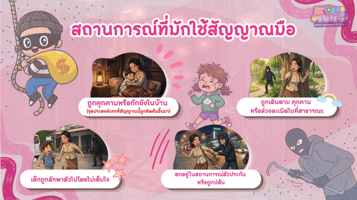 4 สถานการณ์ฉุกเฉินที่ควรใช้สัญญาณมือขอความช่วยเหลือ